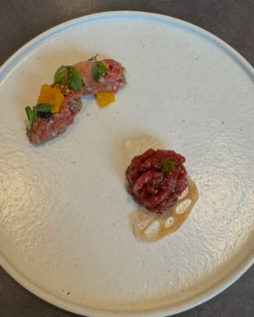 2 Types of Beef Tartare With Avruga